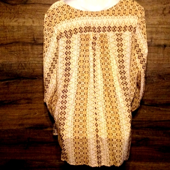 Karen Kane Top Size 3X Python Print High Low NWOT - Picture 3 of 11